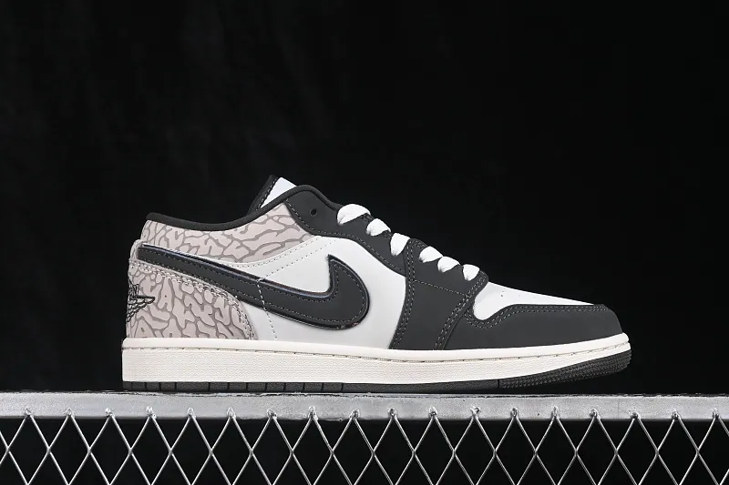 All categories Air Jordan Jordan series basketball shoes Air Jordan 1 Low G version pure original Air Jordan 1 Low AJ1 Joe 1 white gray burst pattern low-top retro cultural basketball shoes IU2268-100
